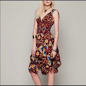 Free People Bandhani Wisteria midi dress XS